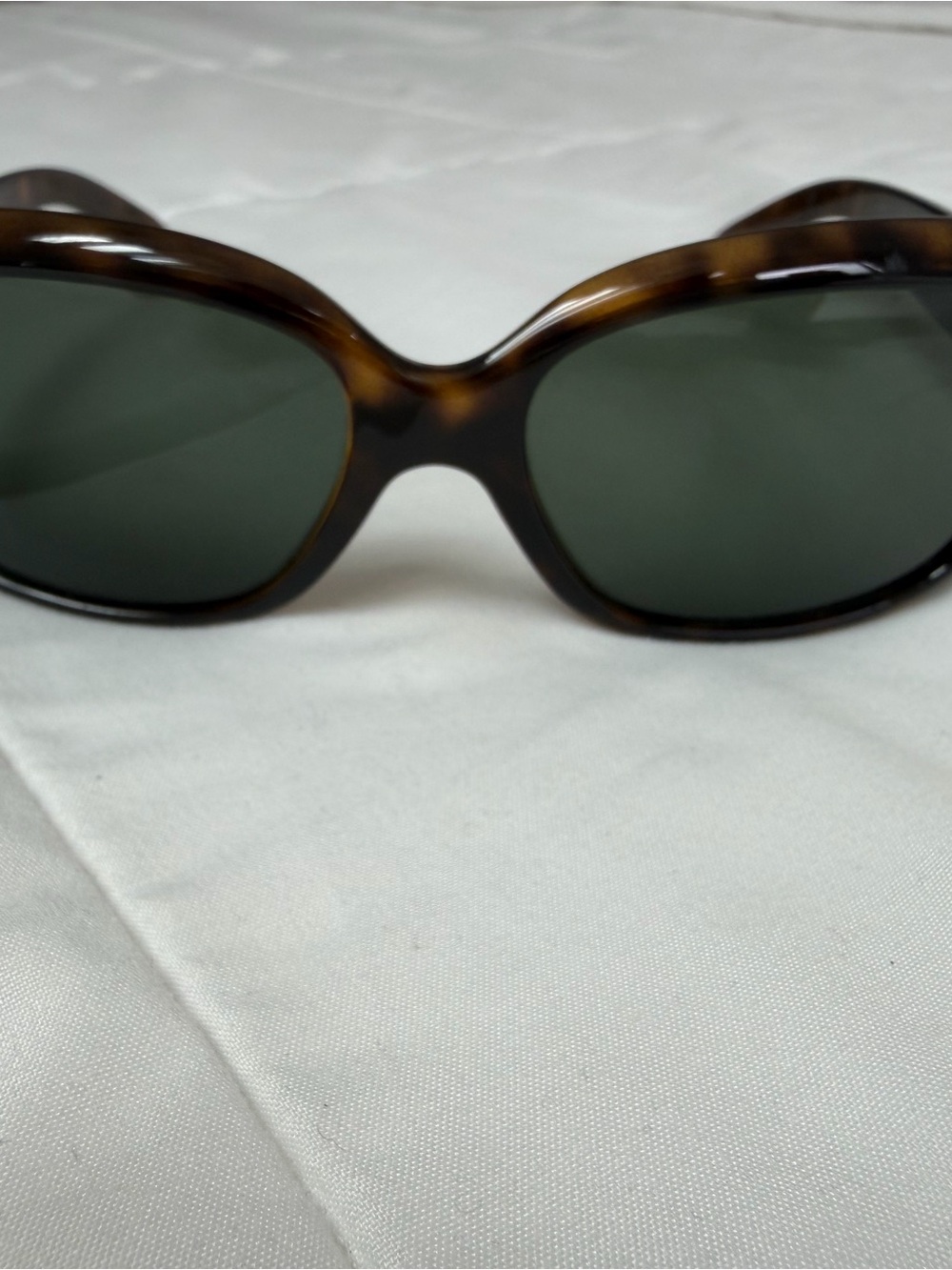 Ray-Ban “Jackie Ohh” Brown Tortoiseshell Sunglasses with Case, NWOT - Picture 5 of 10